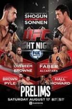 UFC Fight Night 26 Preliminary Fights