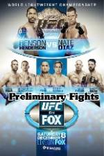 UFC On Fox Henderson vs Diaz Preliminary Fights