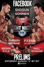 UFC Fight Night 26 Facebook Prelims